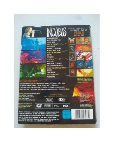 Incubus Alive At Red Rocks 2004 Sony Region 2 - CD + DVD Am