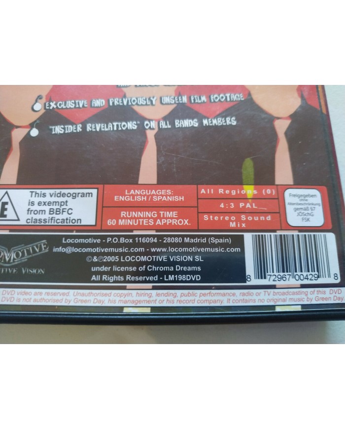 Green Day Suburbia Bomb Region All 2005 Ingles Espa?ol - DVD Am