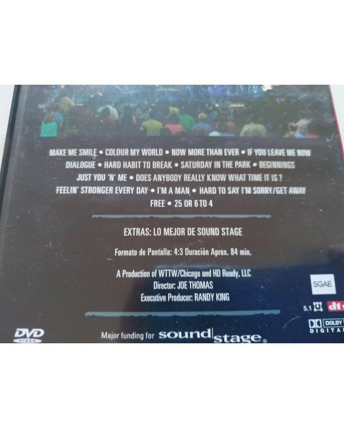 Chicago Sound Stage El Pais DVD Region All 84 min - 3T