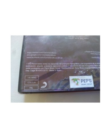 Gemeliers En Concierto Barcelona - Madrid 2015 - DVD Region All - 3T