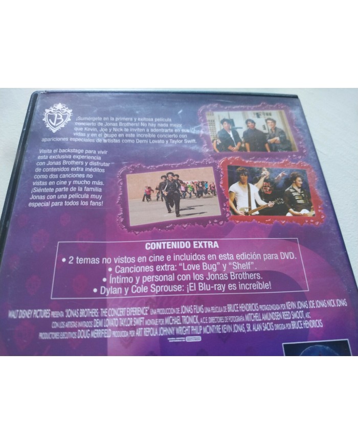 Jonas Brothers The Concert Experience Walt Disney DVD + Extras Region 2 - Am