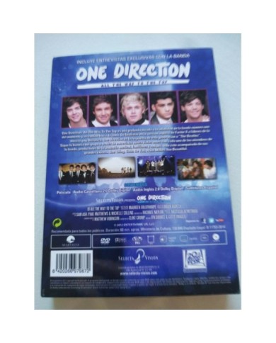 ONE DIRECTION All The Way To The Top 2012 DVD Portada HOLOGRAFICA COVER - Am