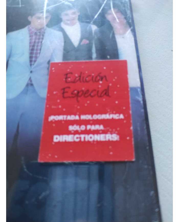 ONE DIRECTION All The Way To The Top 2012 DVD Portada HOLOGRAFICA Nuevo Am