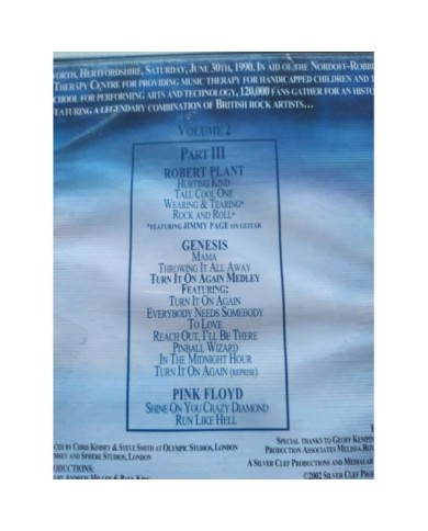 Live At Knebworth Volume 2 Part III Pink Floyd Jimmy Page Genesis Reg All - DVD