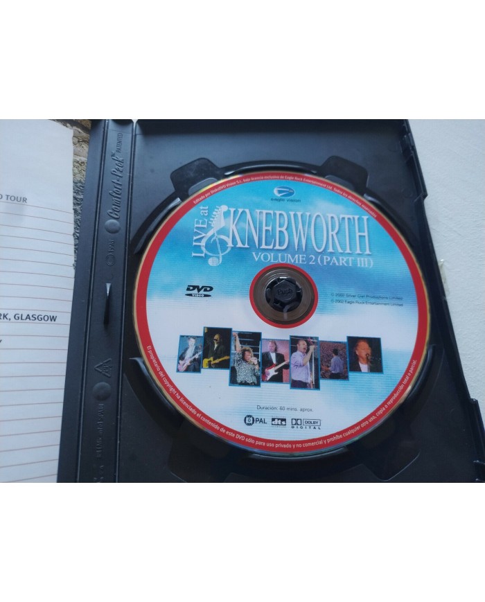 Live At Knebworth Volume 2 Part III Pink Floyd Jimmy Page Genesis Reg All - DVD