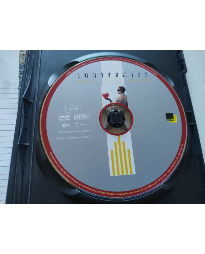 Eurythmics Sweet Dreams The Video Album Live Region All 2004 - DVD