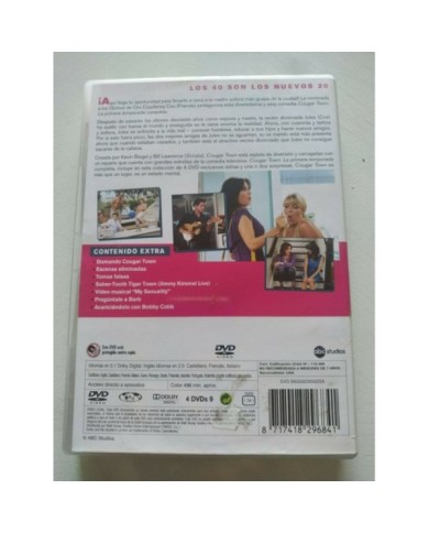 Cougar Town Primera Temporada 1 Completa - 4 x DVD Espa?ol Ingles Region 2 - 3T
