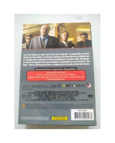 Los Soprano Sexta Temporada 6 Completa - 4 x DVD Espa?ol Ingles Region 2 - 3T