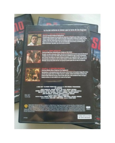 Los Soprano Sexta Temporada 6 Completa - 4 x DVD Espa?ol Ingles Region 2 - 3T