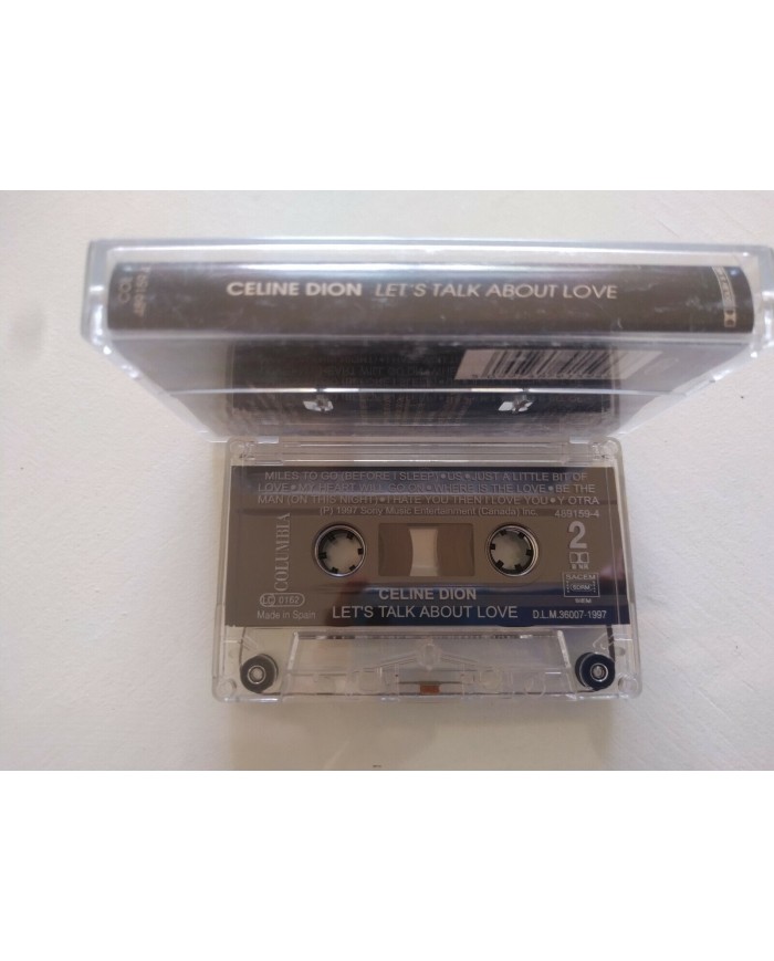 Celine Dion Let?s Talk About Love 1997 - Cinta Tape CASSETTE Spain Edition Am