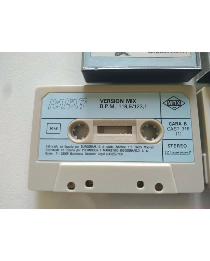 Max Mix 7 1988 Max Music - 2 x Cinta Tape Cassette