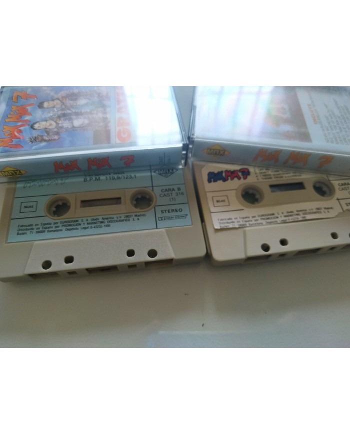 Max Mix 7 1988 Max Music - 2 x Cinta Tape Cassette