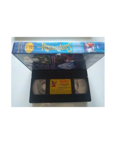 Los Rescatadores Clasicos de Walt Disney 1994 - VHS Cinta Tape Espa?ol - 3T