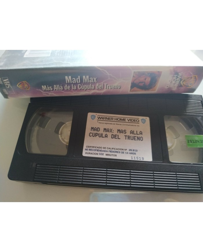Mad Max Mel Gibson Mas Alla Cupula Trueno George Miller 1987 - VHS Espa?ol - 3T