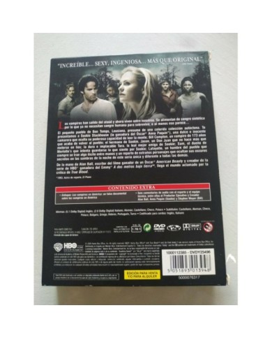 True Blood Primera Temporada 1 Completa - 5 x DVD Espa?ol Ingles Region 2 - 3T