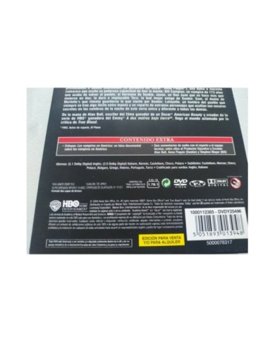 True Blood Primera Temporada 1 Completa - 5 x DVD Espa?ol Ingles Region 2 - 3T