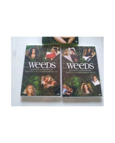 Weeds Quinta Temporada 5 Completa - 3 x DVD Espa?ol Ingles Region 2 - 3T