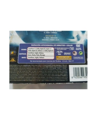 Stargate Atlantis Tercera Temporada Completa 5 x DVD Espa?ol Ingles Region 2 3T