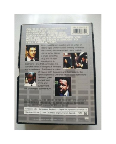 The Wire Primera Temporada 1 Completa 5 x DVD Espa?ol Ingles Region 1 - 3T