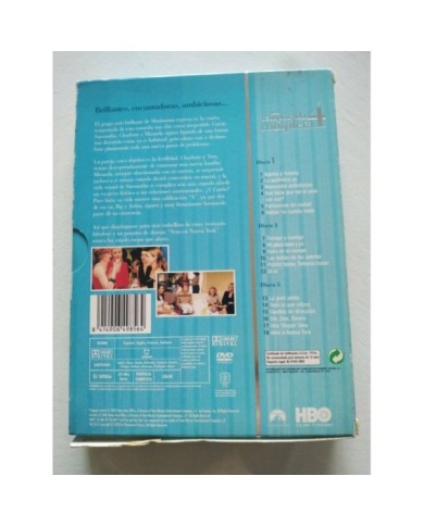 Sexo en Nueva York Cuarta Temporada 4 Completa - 3 x DVD Espa?ol Ingles Reg 2 3T