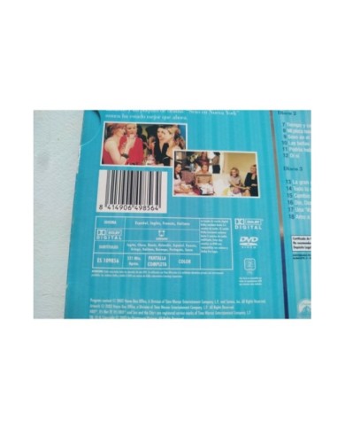Sexo en Nueva York Cuarta Temporada 4 Completa - 3 x DVD Espa?ol Ingles Reg 2 3T