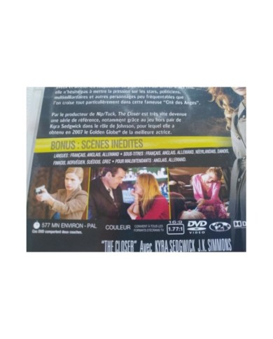 The Closer Complete First Season - 4 x DVD Ingles Frances Aleman Region 2 - 3T