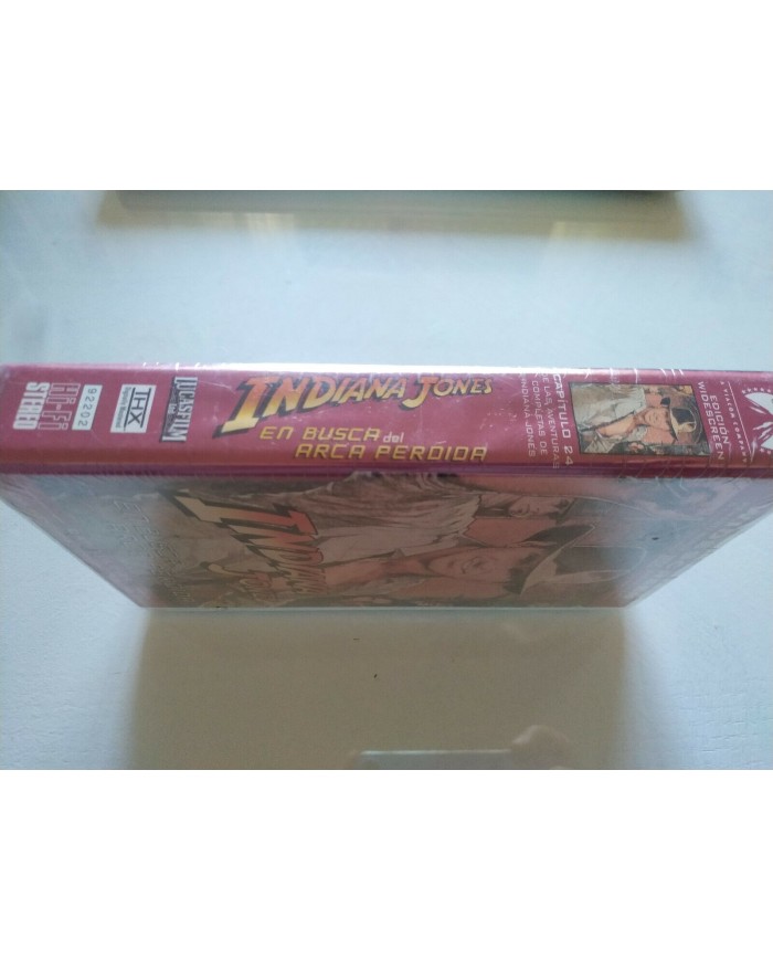 Indiana Jones En Busca del Arca Perdida 1989 Lucasfilm VHS Tape Espa?ol Nueva 4T