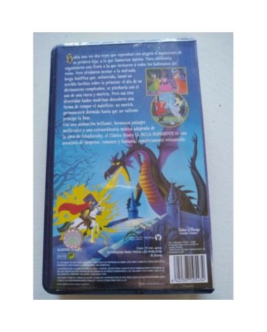 La Bella Durmiente Los Clasicos Walt Disney 1995 - VHS Cinta Espa?ol Nueva - 4T