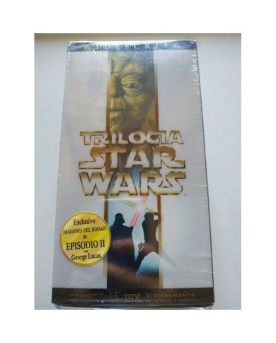 Star Wars Trilogia Episodios IV-V-VI Lucasfilm 3 x VHS Cinta Espa?ol Nueva - 3T