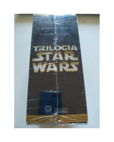 Star Wars Trilogia Episodios IV-V-VI Lucasfilm 3 x VHS Cinta Espa?ol Nueva - 3T