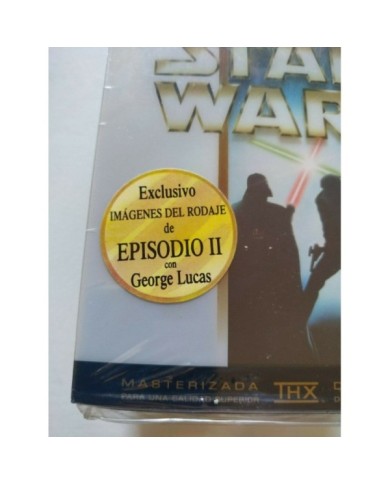 Star Wars Trilogia Episodios IV-V-VI Lucasfilm 3 x VHS Cinta Espa?ol Nueva - 3T