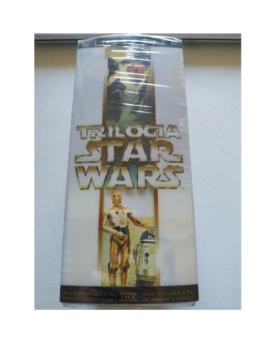 Star Wars Trilogia Episodios IV-V-VI Lucasfilm 3 x VHS Cinta Espa?ol Nueva - 3T