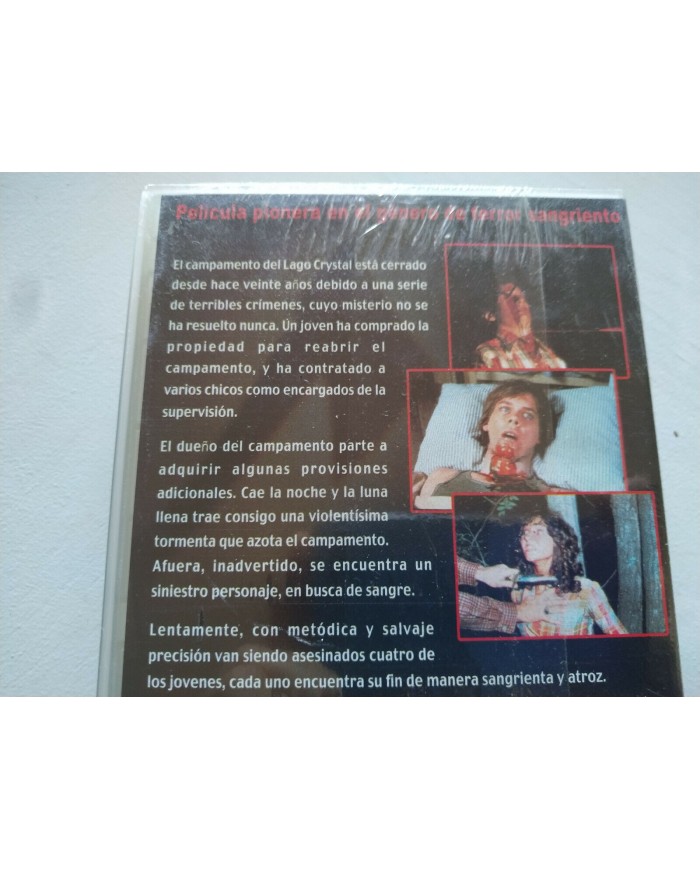 Viernes 13 Sean S Cunningham 1992 Terror - VHS Cinta Tape Espa?ol Nueva - 3T