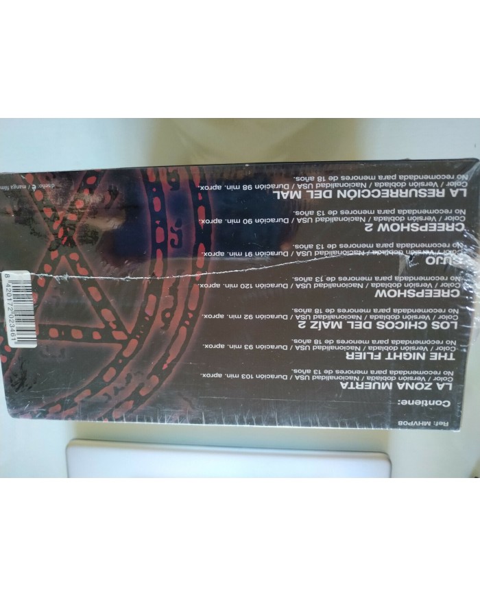 Stephen King Coleccion Cujo Creepshow Chicos Maiz - 7 x VHS Espa?ol Nueva - 3T