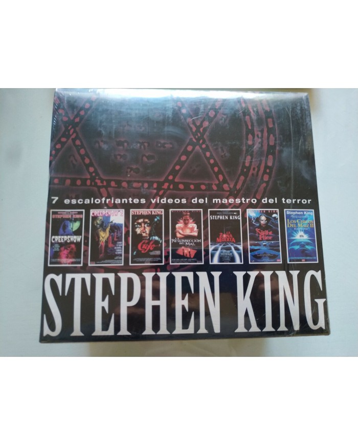 Stephen King Coleccion Cujo Creepshow Chicos Maiz - 7 x VHS Espa?ol Nueva - 3T
