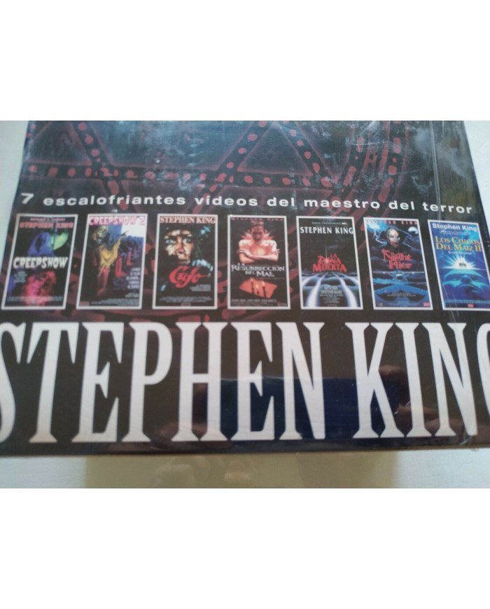Stephen King Coleccion Cujo Creepshow Chicos Maiz - 7 x VHS Espa?ol Nueva - 3T