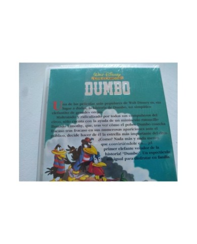 Dumbo Los Clasicos De Walt Disney 1991 - VHS Cinta Espa?ol Nueva - 4T