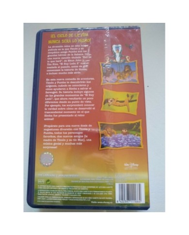 El Rey Leon 3 Hakuna Matata Walt Disney 2003 - VHS Cinta Tape Espa?ol Nueva 4T