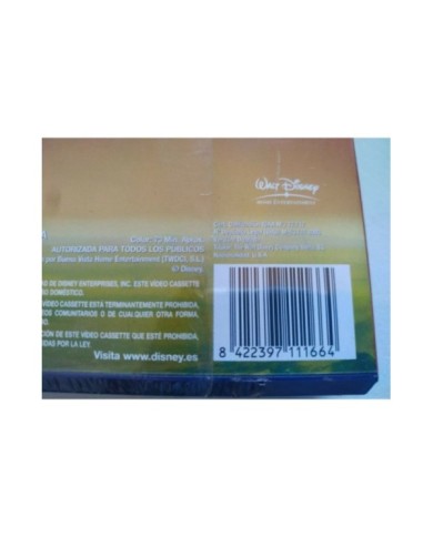 El Rey Leon 3 Hakuna Matata Walt Disney 2003 - VHS Cinta Tape Espa?ol Nueva 4T