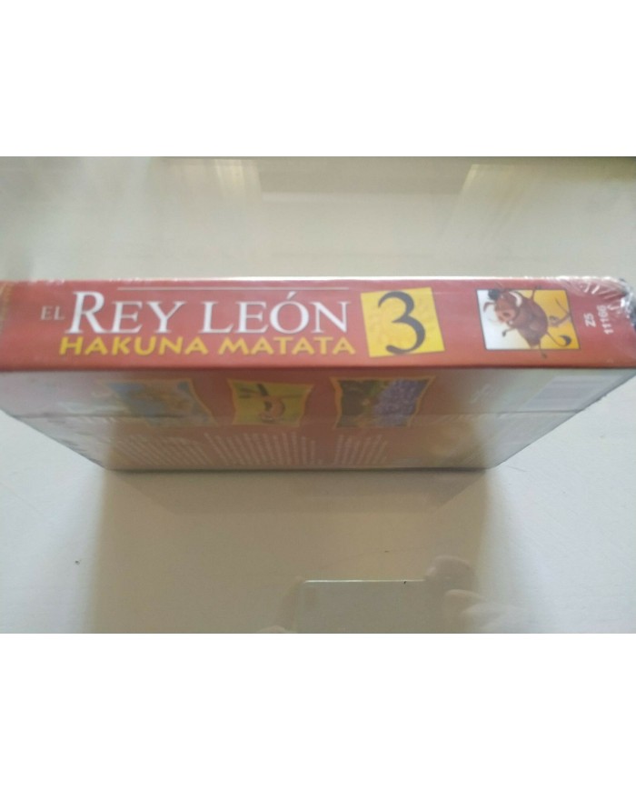El Rey Leon 3 Hakuna Matata Walt Disney 2003 - VHS Cinta Tape Espa?ol Nueva 4T
