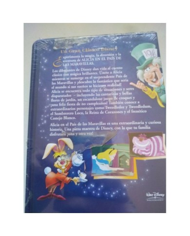 Alicia en el Pais de las Maravillas Walt Disney VHS Cinta Tape Espa?ol Nueva 3T