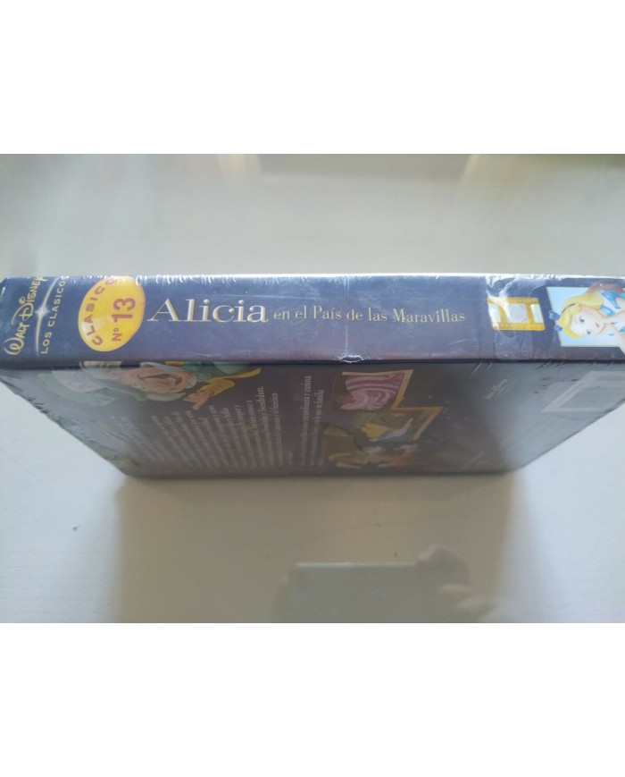 Alicia en el Pais de las Maravillas Walt Disney VHS Cinta Tape Espa?ol Nueva 3T