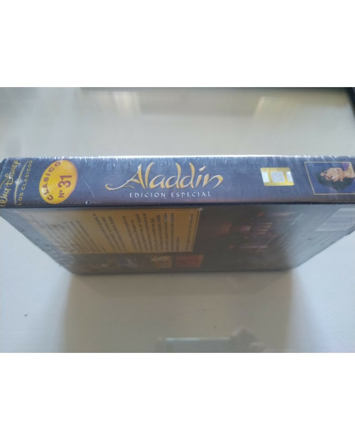 Aladdin Edicion Especial Walt Disney 2004 - VHS Cinta Tape Espa?ol Nueva 4T