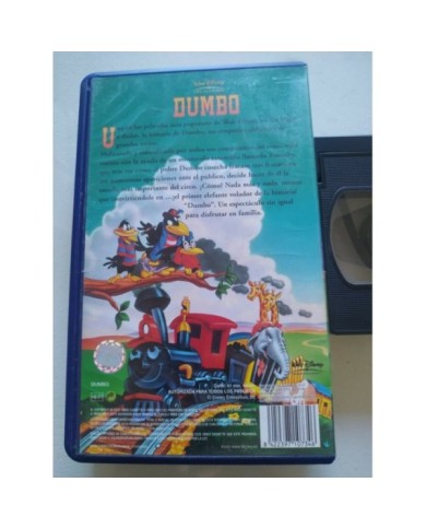 Dumbo Los Clasicos de Walt Disney 2000 - VHS Cinta Tape Espa?ol - Am