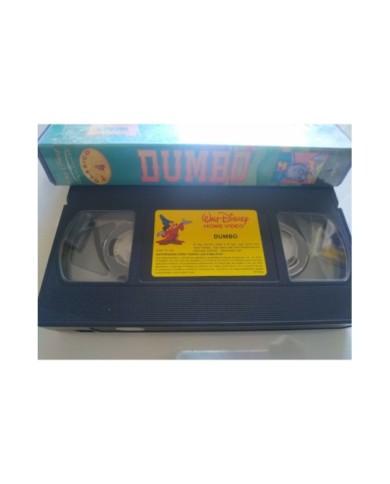 Dumbo Los Clasicos de Walt Disney 2000 - VHS Cinta Tape Espa?ol - Am