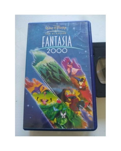 Fantasia 2000 Los Clasicos de Walt Disney - VHS Cinta Tape Espa?ol - 3T