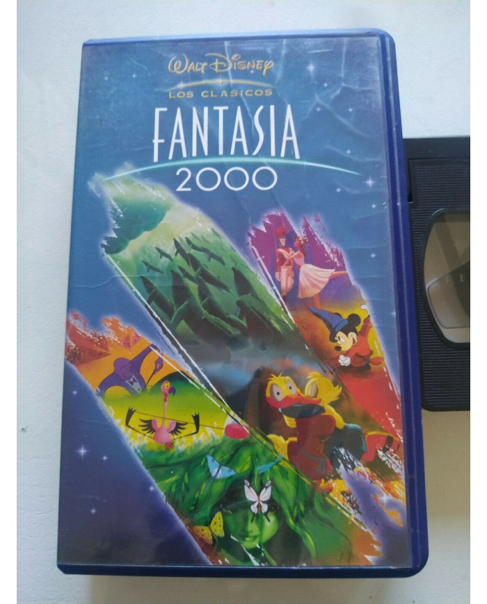 Fantasia 2000 Los Clasicos de Walt Disney - VHS Cinta Tape Espa?ol - 3T