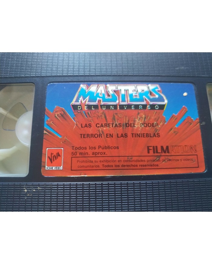 He-Man y Los Masters Del Universo Animacion - VHS Cinta Tape Espa?ol