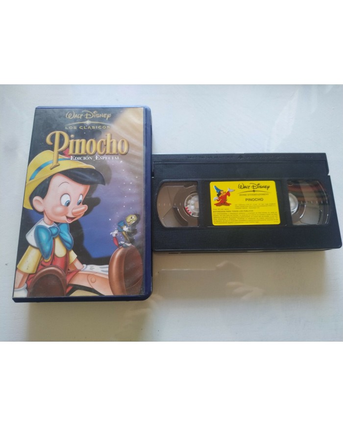 Pinocho Edicion Especial Los Clasicos de Walt Disney 2003 VHS Cinta Tape Espa?ol