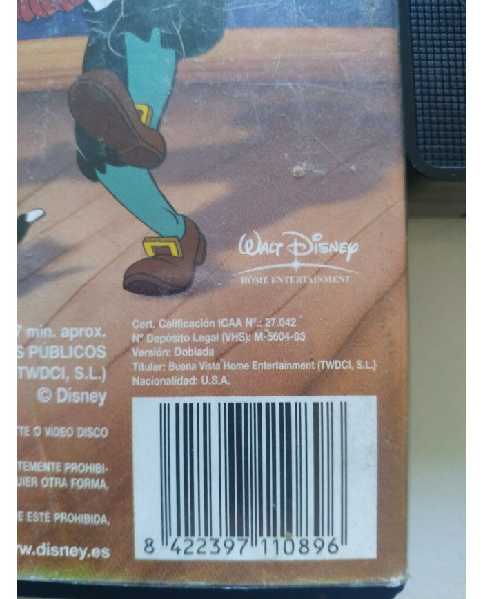 Pinocho Edicion Especial Los Clasicos de Walt Disney 2003 VHS Cinta Tape Espa?ol